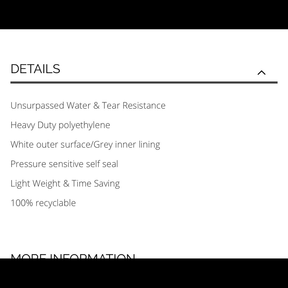 30 4x6 WHITE Polymailers +36 Thank-You - Picture 3 of 4